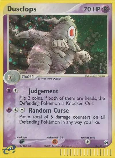 Dusclops — Sandstorm card #4
