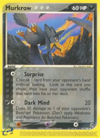 Murkrow — Sandstorm card #47