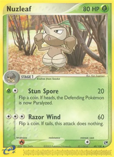 Nuzleaf — Sandstorm card #49