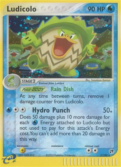 Ludicolo — Sandstorm card #7