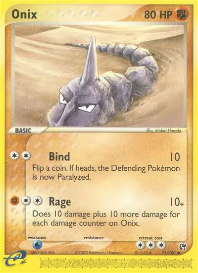 Onix — Sandstorm card #71