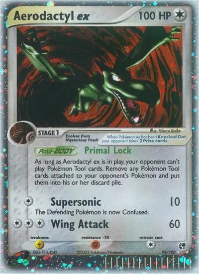 Aerodactyl ex — Sandstorm card #94
