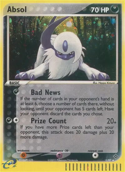 Absol — Dragon card #1