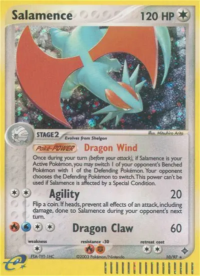 Salamence — Dragon card #10