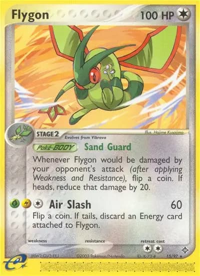 Flygon — Dragon card #15
