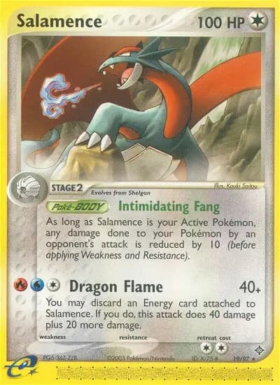 Salamence — Dragon card #19