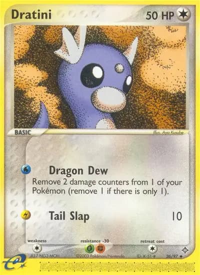 Dratini — Dragon card #26