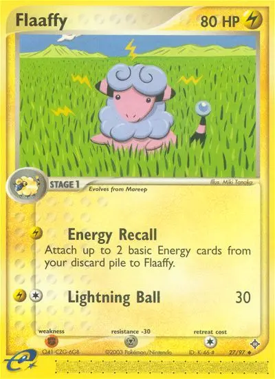 Flaaffy — Dragon card #27