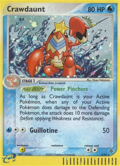 Crawdaunt — Dragon card #3