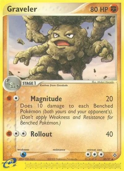 Graveler — Dragon card #30