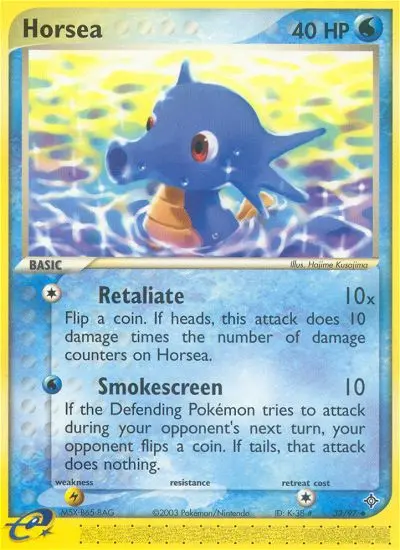 Horsea — Dragon card #33