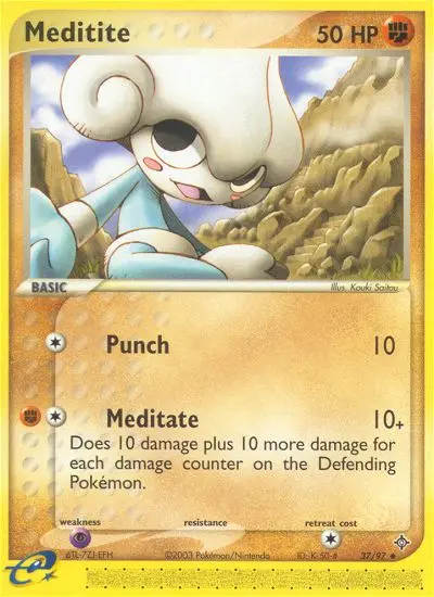 Meditite — Dragon card #37