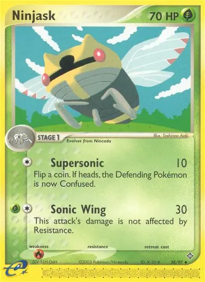 Ninjask — Dragon card #38