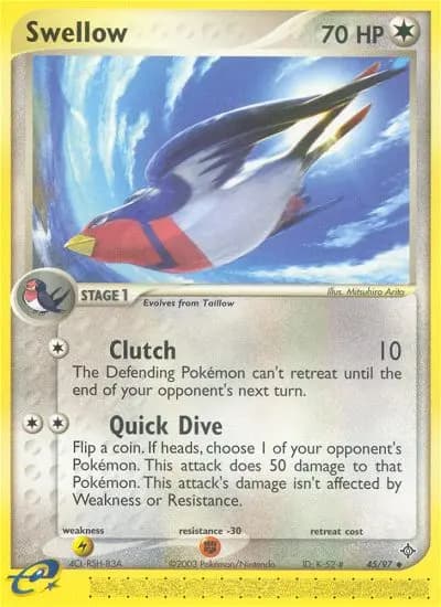 Swellow — Dragon card #45