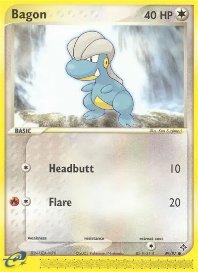 Bagon — Dragon card #49