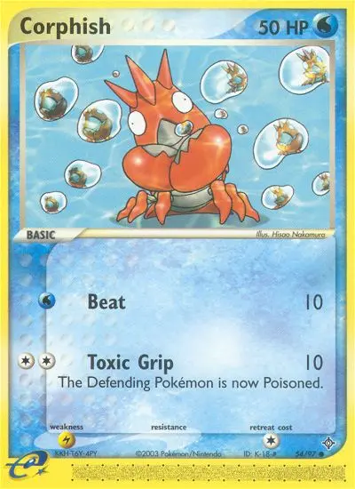 Corphish — Dragon card #54