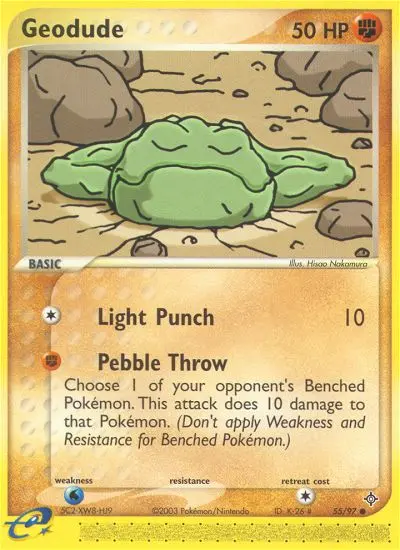 Geodude — Dragon card #55