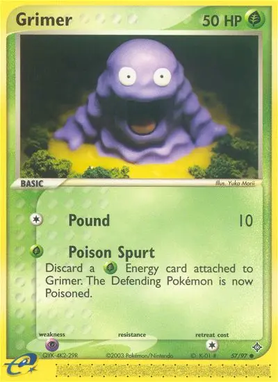 Grimer — Dragon card #57