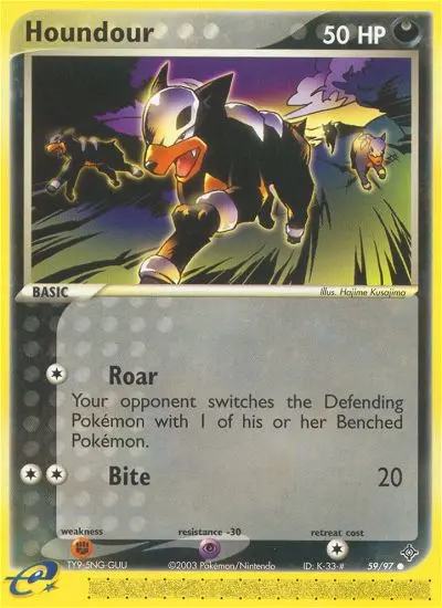 Houndour — Dragon card #59