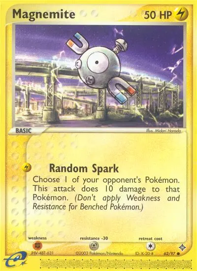 Magnemite — Dragon card #62
