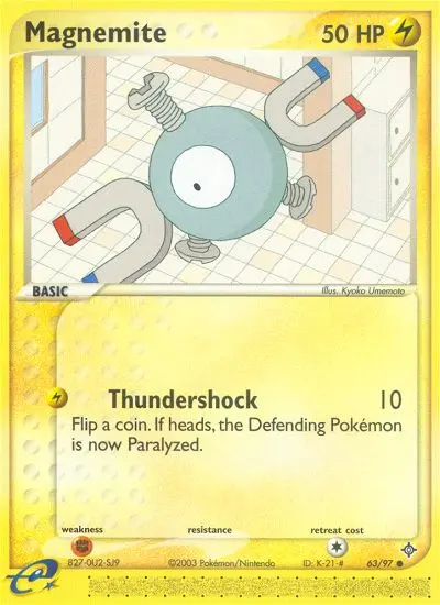 Magnemite — Dragon card #63