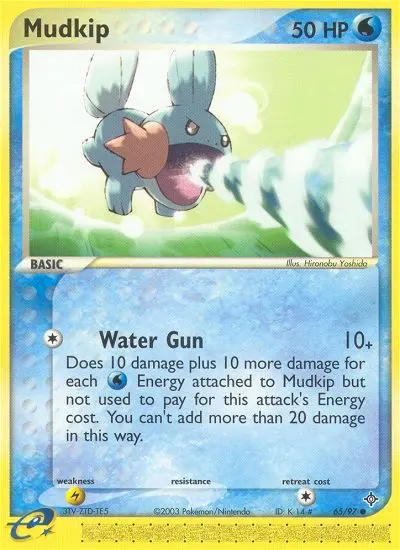 Mudkip — Dragon card #65