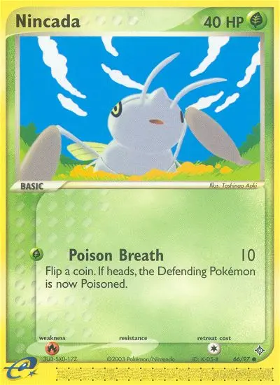 Nincada — Dragon card #66