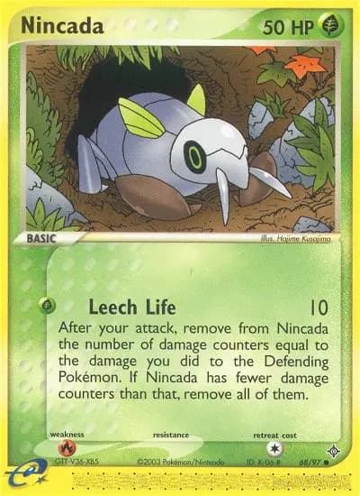 Nincada — Dragon card #68