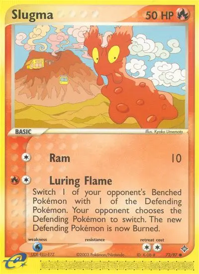 Slugma — Dragon card #72