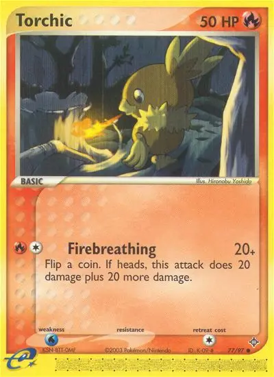 Torchic — Dragon card #77