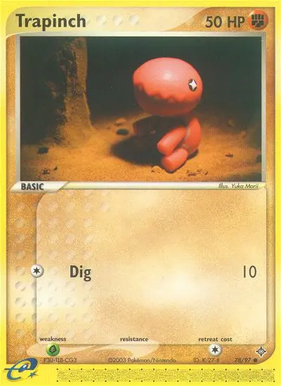 Trapinch — Dragon card #78