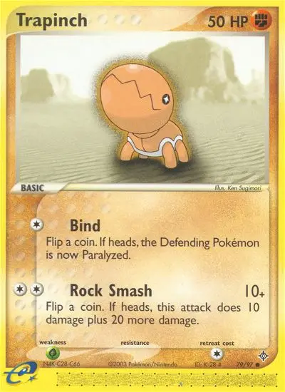 Trapinch — Dragon card #79