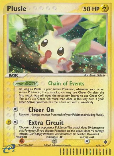 Plusle — Dragon card #8