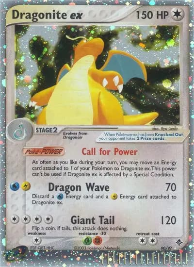 Dragonite ex — Dragon card #90