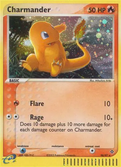 Charmander — Dragon card #98