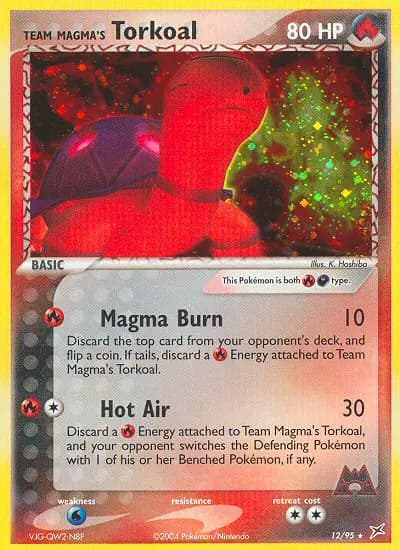 Team Magma's Torkoal — Team Magma vs Team Aqua card #12