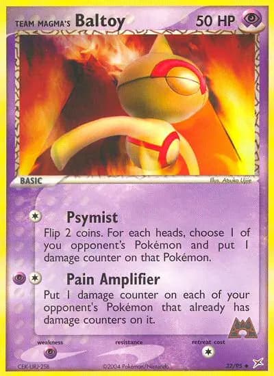 Team Magma's Baltoy — Team Magma vs Team Aqua card #32