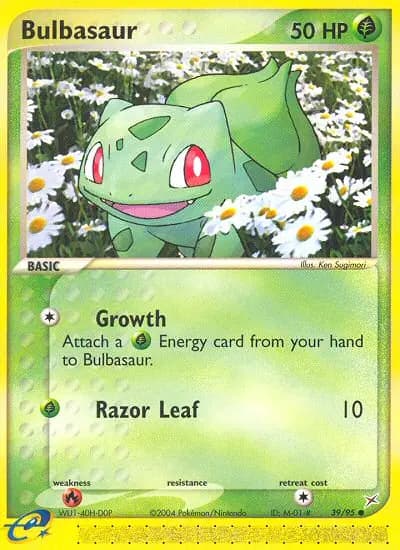 Bulbasaur — Team Magma vs Team Aqua card #39