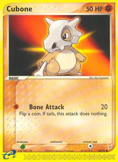 Cubone — Team Magma vs Team Aqua card #40