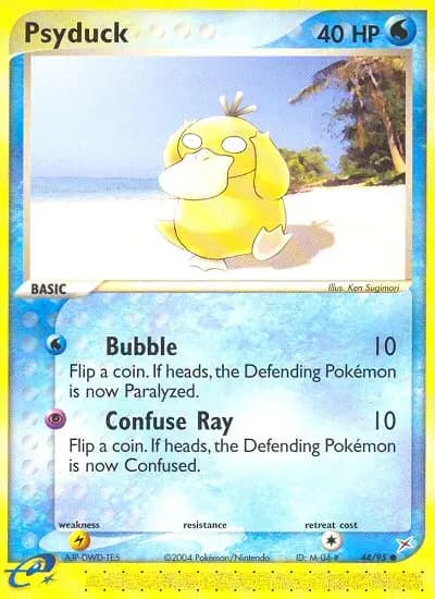 Psyduck — Team Magma vs Team Aqua card #44