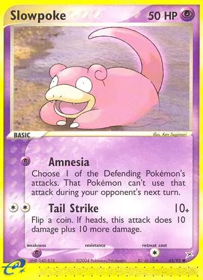 Slowpoke — Team Magma vs Team Aqua card #45