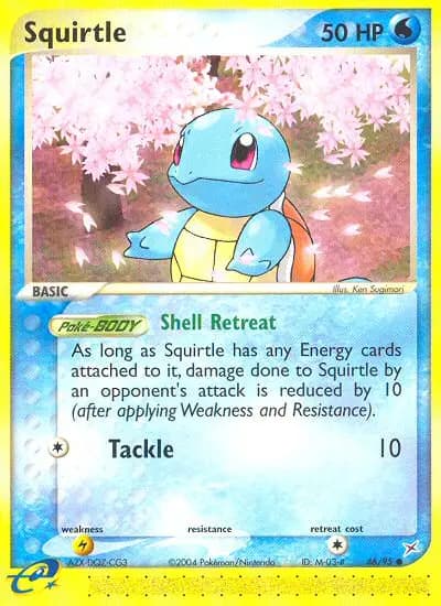 Squirtle — Team Magma vs Team Aqua card #46