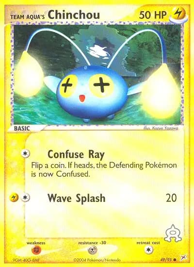 Team Aqua's Chinchou — Team Magma vs Team Aqua card #49