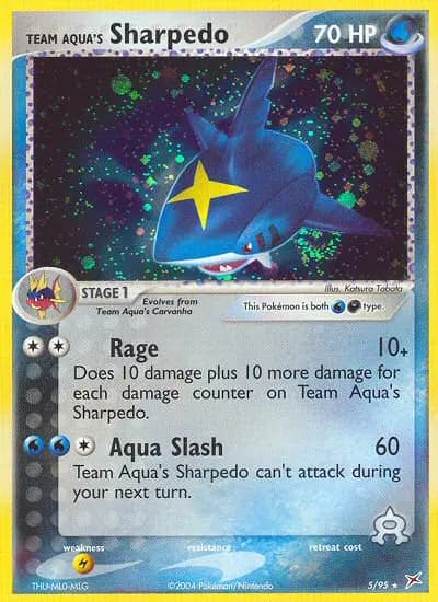 Team Aqua's Sharpedo — Team Magma vs Team Aqua card #5