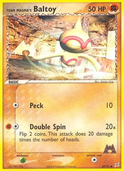 Team Magma's Baltoy — Team Magma vs Team Aqua card #60