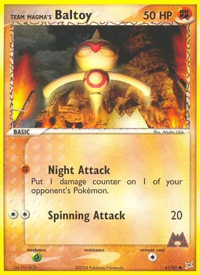Team Magma's Baltoy — Team Magma vs Team Aqua card #61