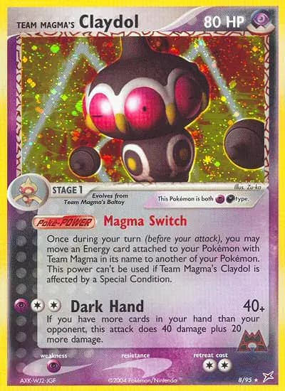 Team Magma's Claydol — Team Magma vs Team Aqua card #8