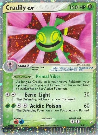Cradily ex — Team Magma vs Team Aqua card #90