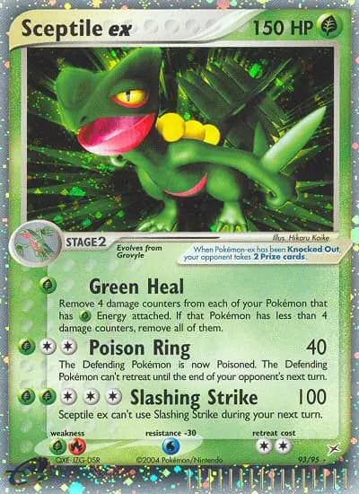 Sceptile ex — Team Magma vs Team Aqua card #93