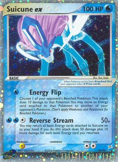 Suicune ex — Team Magma vs Team Aqua card #94